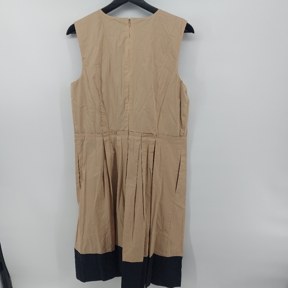 Talbots Fit and Flare Midi Pleated Dress  Size 12 - Picture 7 of 7